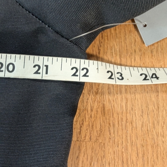 Chico’s Floral Drama Long Jacket Coat Black White Print Size 2 (12/14) - Picture 8 of 13